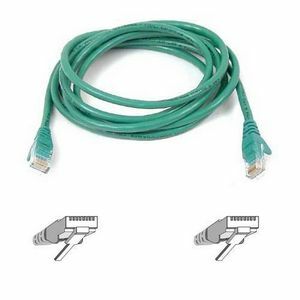 Belkin Cat6 Snagless Patch Cable, 7 Feet - Green for High-Speed Networking