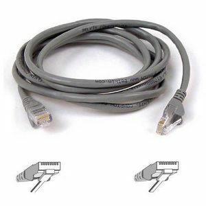 Belkin Cat5e Snagless Ethernet Patch Cable - 20 ft, Gray