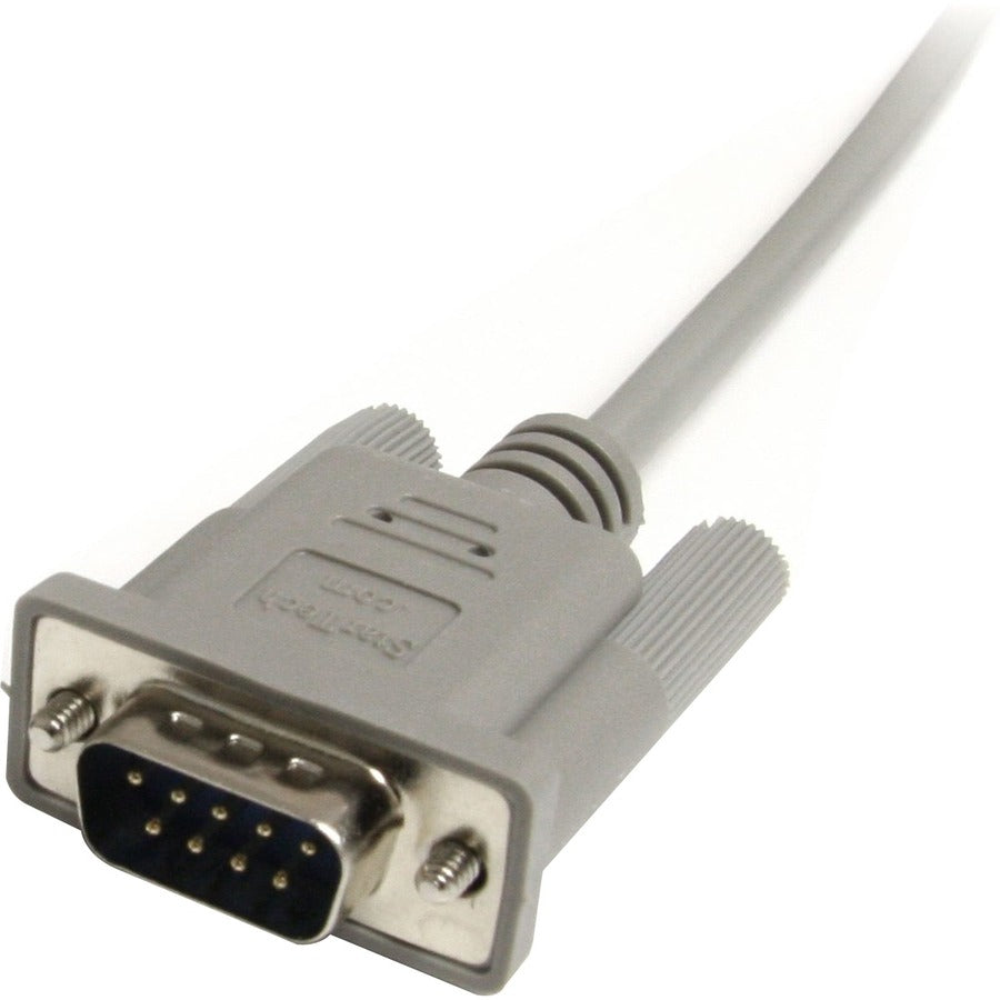 StarTech.com MXT100 Null-Modem Serial Cable - 6 ft DB9 Male to Female Extension Cable for Monitors and Data Transfer