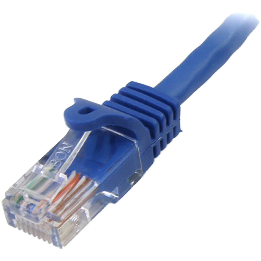 StarTech.com 75 ft Blue Snagless Cat5e Ethernet Patch Cable with Gold Connectors