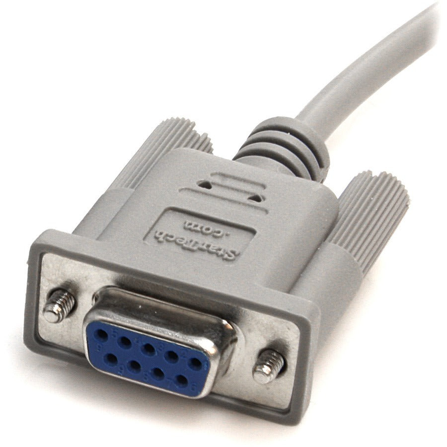 StarTech.com 10ft Serial Null Modem Cable with DB-9 Female Connectors (Part SCNM9FF)