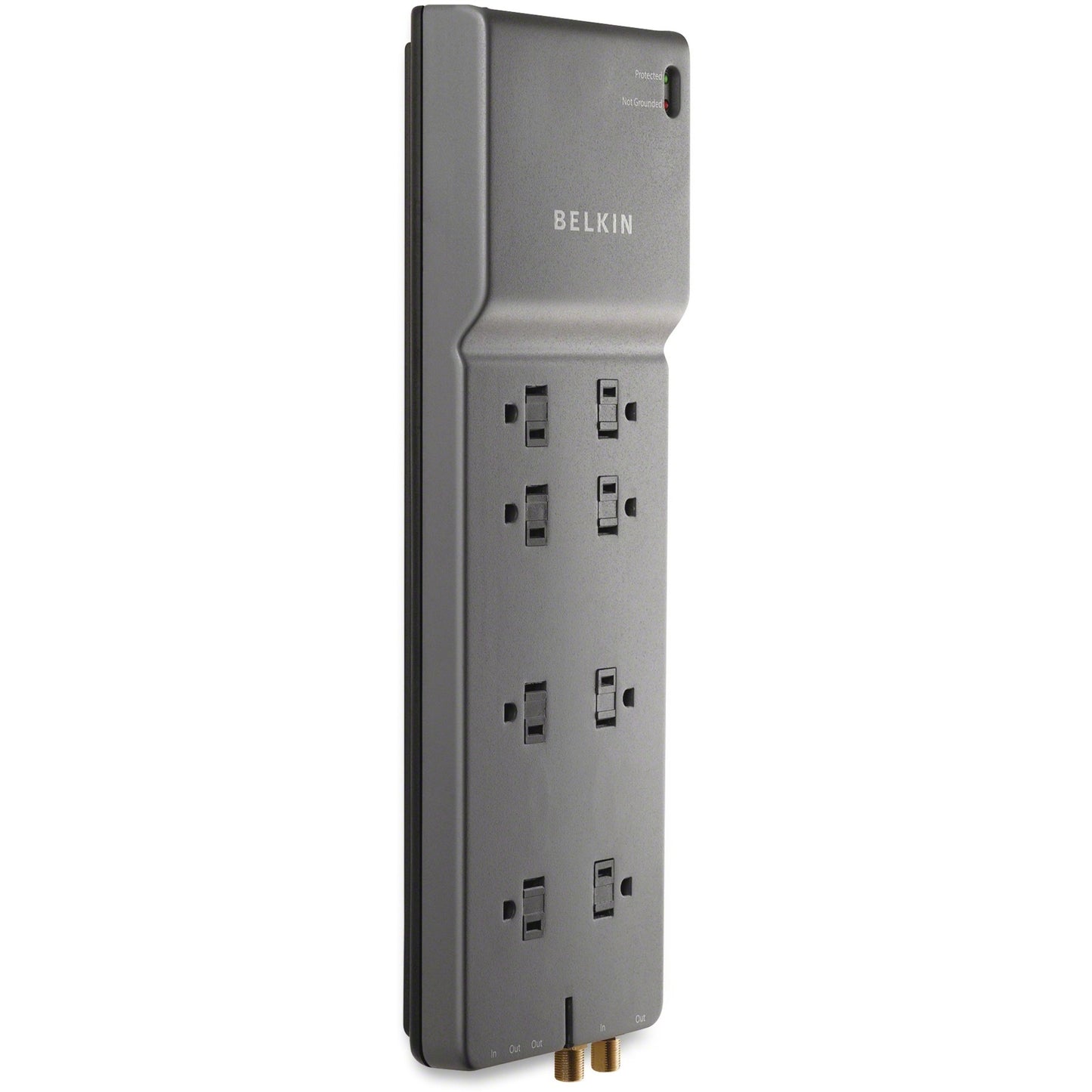 Belkin BE108230-12 8-Outlet Surge Protector with Telephone and Coaxial Line Protection