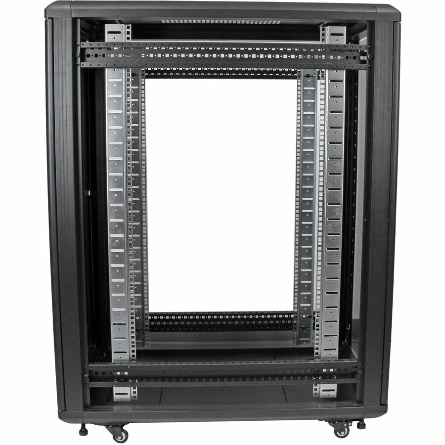 StarTech.com 22U 36-inch Knock-Down Server Rack Cabinet with Casters