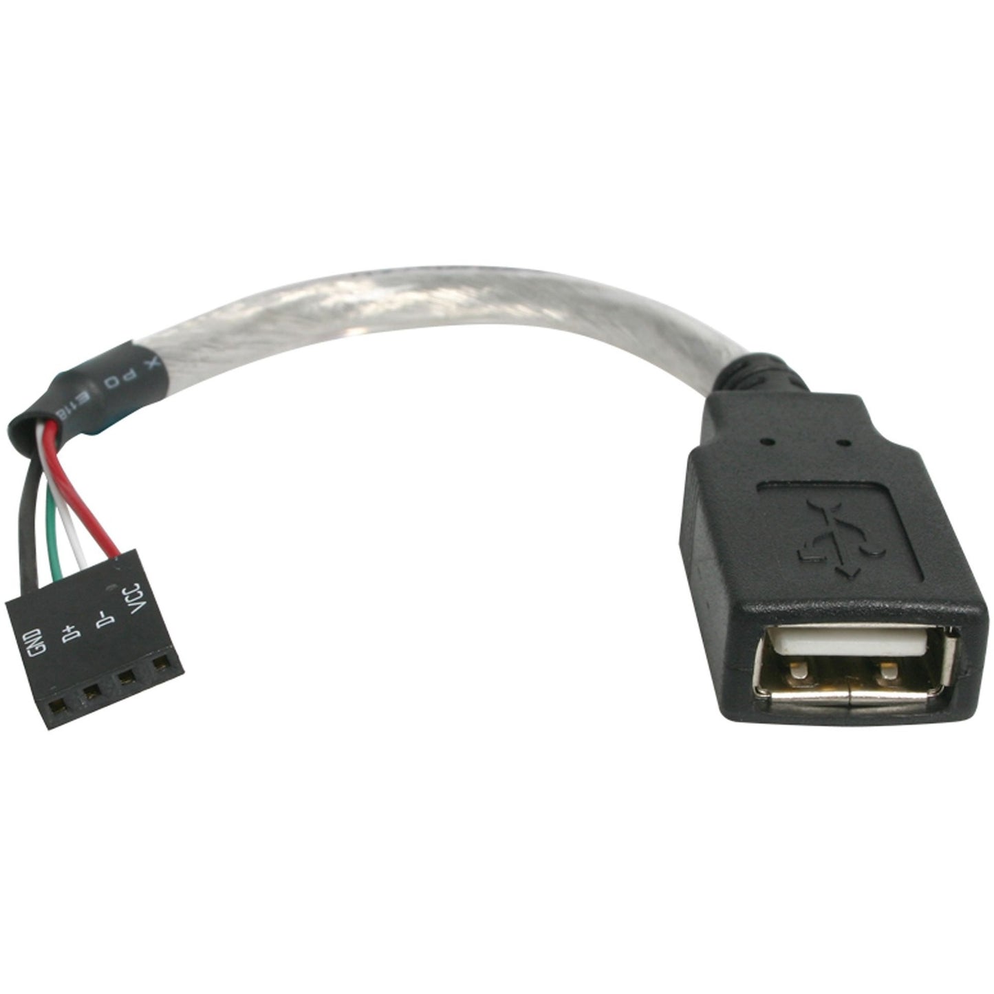 StarTech.com USBMBADAPT 6-inch USB A to USB Motherboard Header Adapter Cable