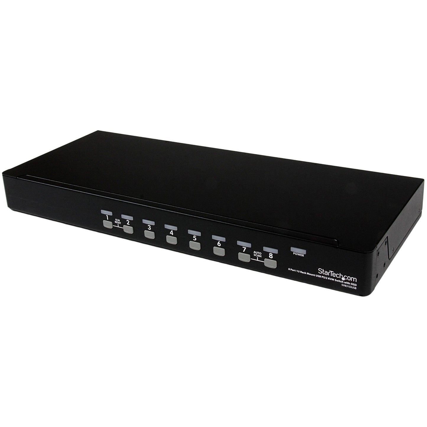 StarTech.com 8 Port Rackmount USB & PS/2 KVM Switch with OSD - Model SV831DUSB