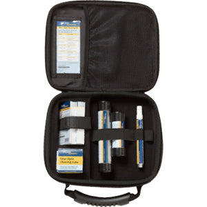 Fluke Networks NFC-CUBE Fiber Optic Cleaning Cube with Wipers for Precise Fiber Maintenance