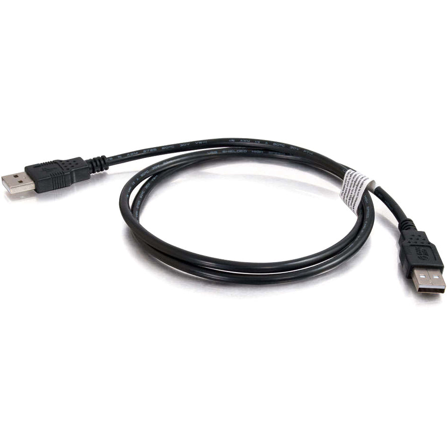 Legrand Group C2G 1 Meter USB A to USB A Data Transfer Cable - Black