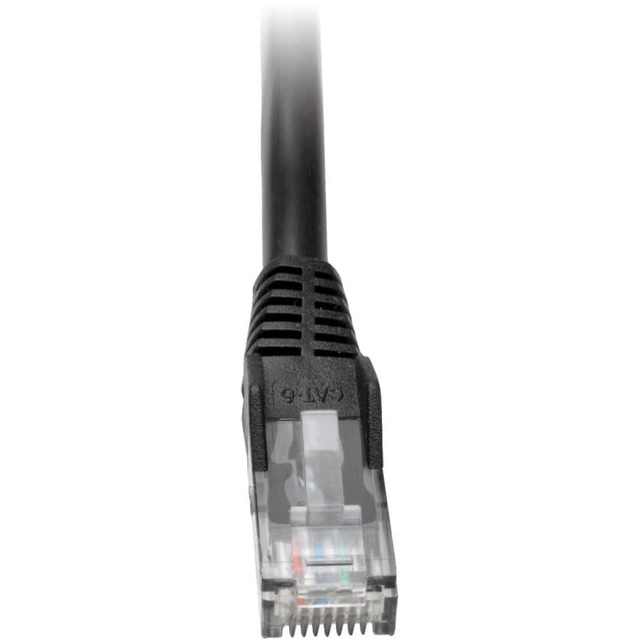 Eaton Tripp Lite Series Cat6 Gigabit Snagless Molded Ethernet Cable, 2 ft, Black