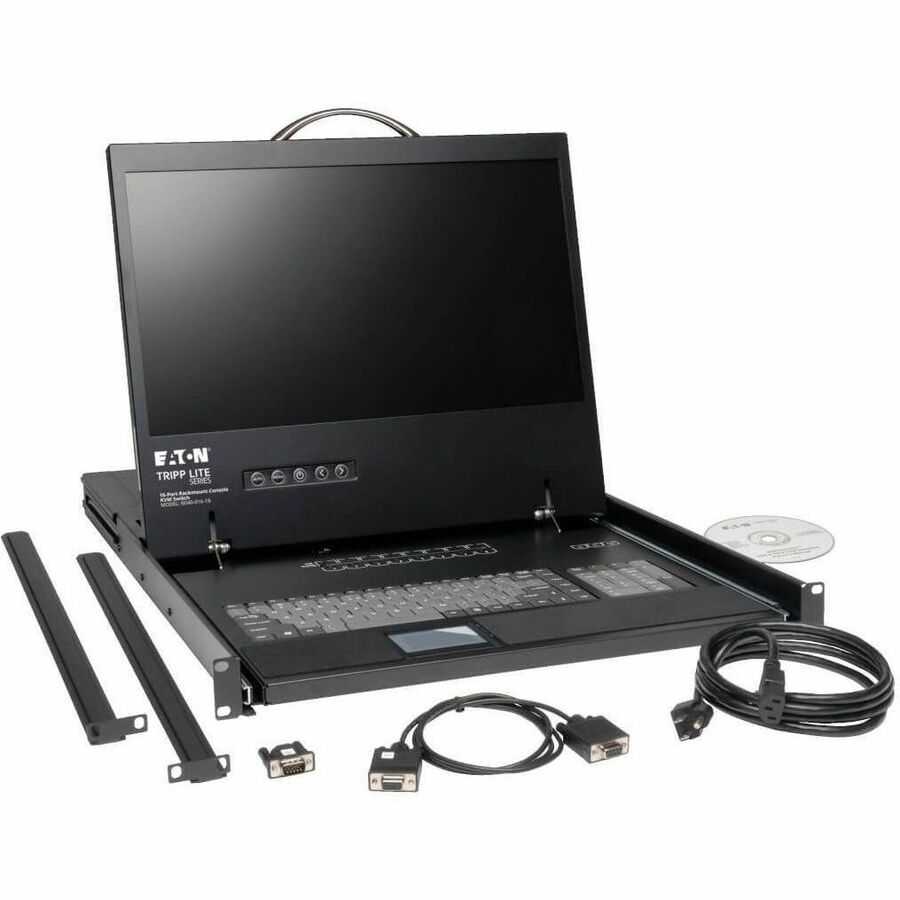 Eaton Tripp Lite B040-008-19 NetController 19-Inch 8-Port Rack-Mount Console KVM Switch with LCD Display