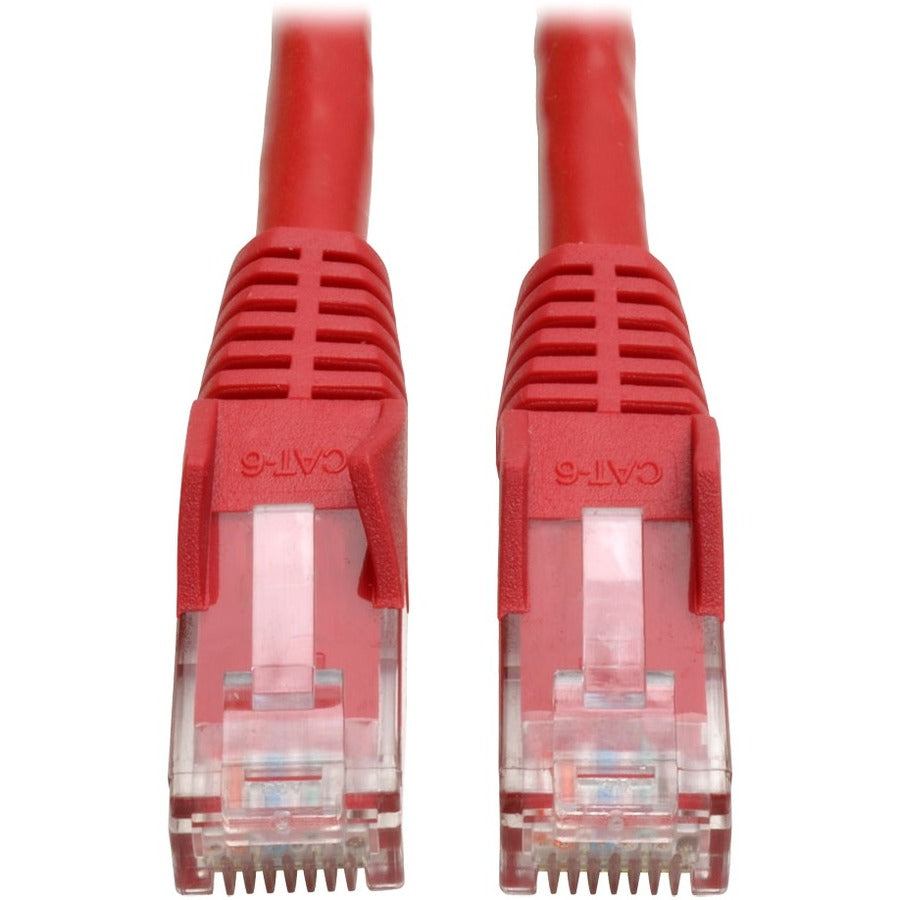 Eaton Corporation Tripp Lite N201-010-RD Cat6 Gigabit Ethernet Patch Cable, 10 ft, Red