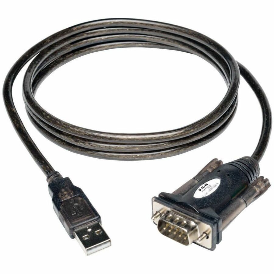 Eaton Tripp Lite Series USB-A to RS-232 Serial Adapter Cable (U209-000-R), 5 ft