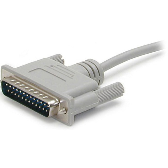 StarTech.com 10 ft Cross Wired DB9 to DB25 Serial Null Modem Cable - F/F, M/M | Data Transfer Cable for PC
