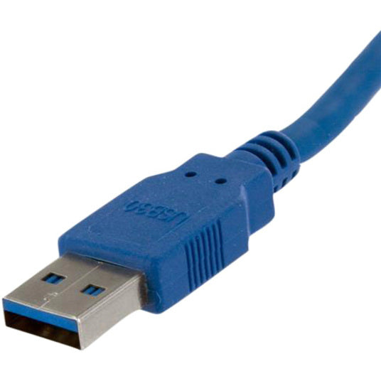 StarTech.com SuperSpeed USB 3.0 A to B Cable (3 ft) - High-Speed Data Transfer, Blue