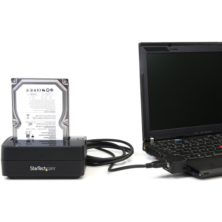 StarTech.com SATDOCKU3S USB 3.0 to SATA External Hard Drive Docking Station for 2.5 and 3.5 Inch Drives