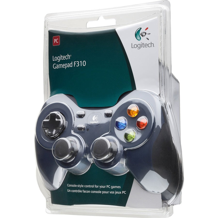 Logitech F310 Gaming Pad – Versatile USB Controller with Customizable Buttons and Broad Game Support