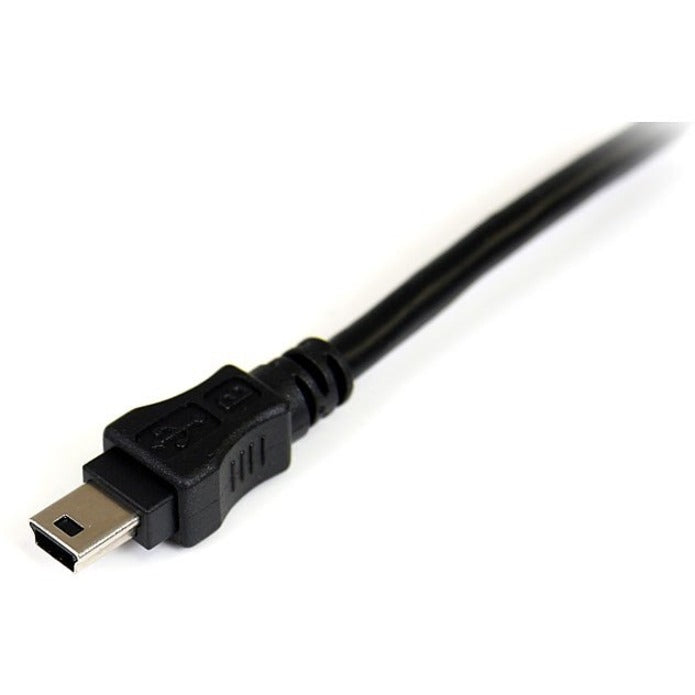 StarTech.com 1ft USB Y Cable for External Hard Drive - USB-A to Mini-B Splitter Cable