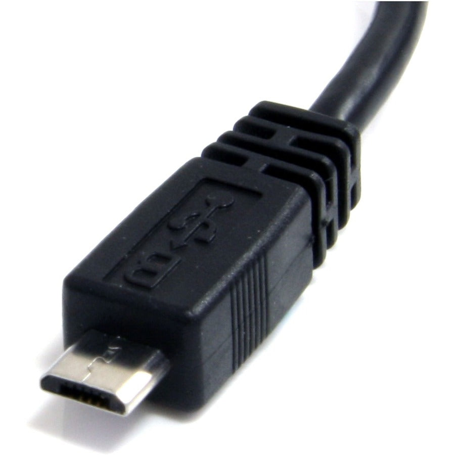 StarTech.com 6-Inch USB A to Micro-B Data Transfer Cable - High-Speed USB 2.0 Cable for Smartphones and Devices