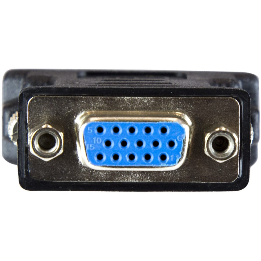 StarTech.com DVI to VGA Cable Adapter - Black - M/F (Part Number: DVIVGAMFBK)