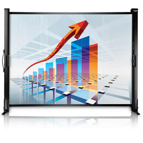 Epson ES1000 50-Inch Portable Projection Screen for Mobile Presentations