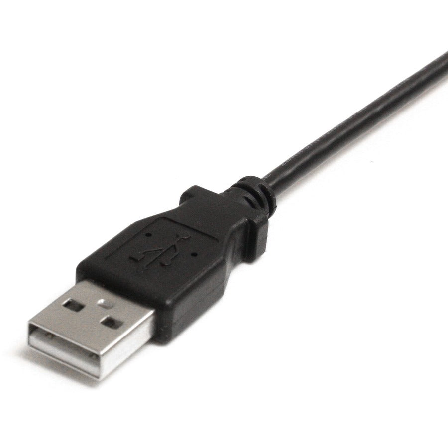 StarTech.com 6 ft Mini USB Cable - A to Left Angle Mini USB B for Data Transfer and Charging