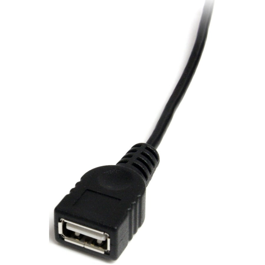 StarTech.com 1 ft Mini USB 2.0 Cable - USB A to Mini B Female/Male Adapter