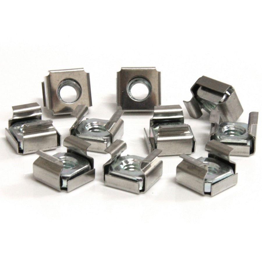 StarTech.com 50-Pack M6 Cage Nuts for Server Racks and Cabinets