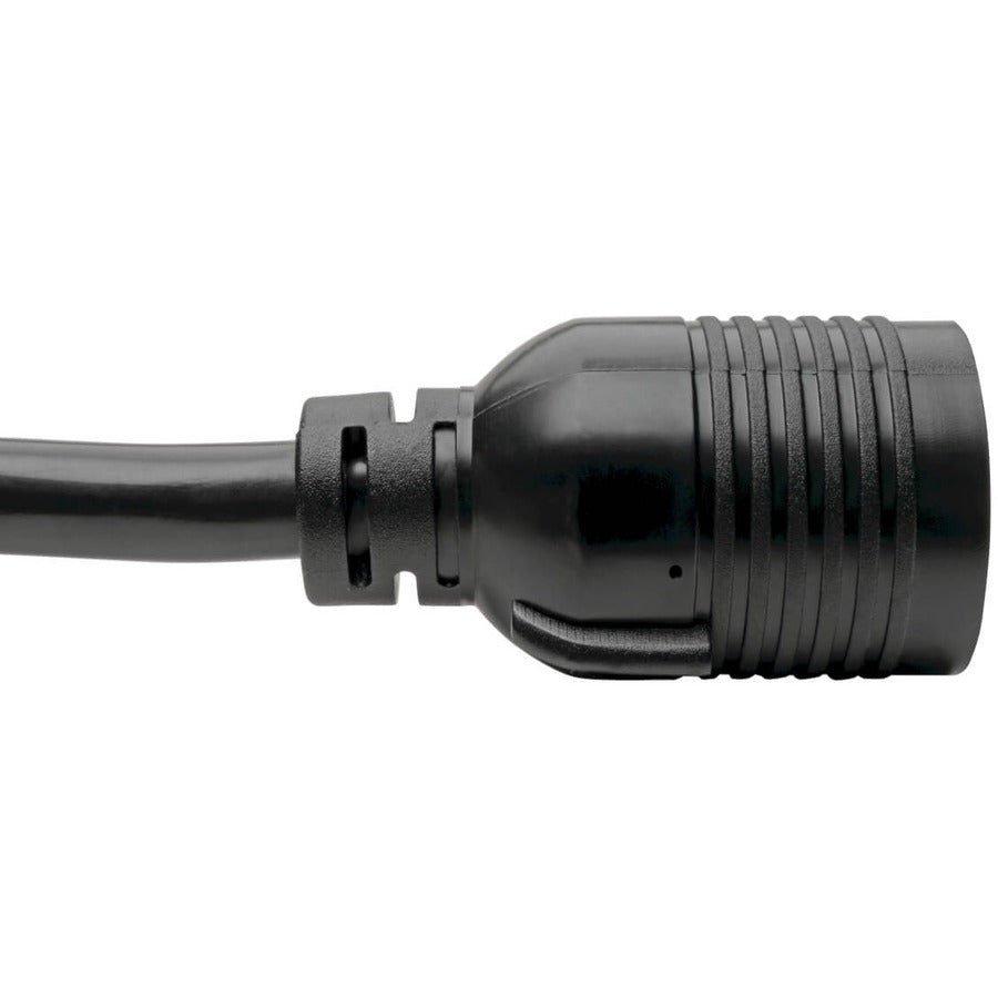 Eaton Tripp Lite Series Power Extension Cord, NEMA L6-30P to NEMA L6-30R, 8 ft, 30A, 250V, Black