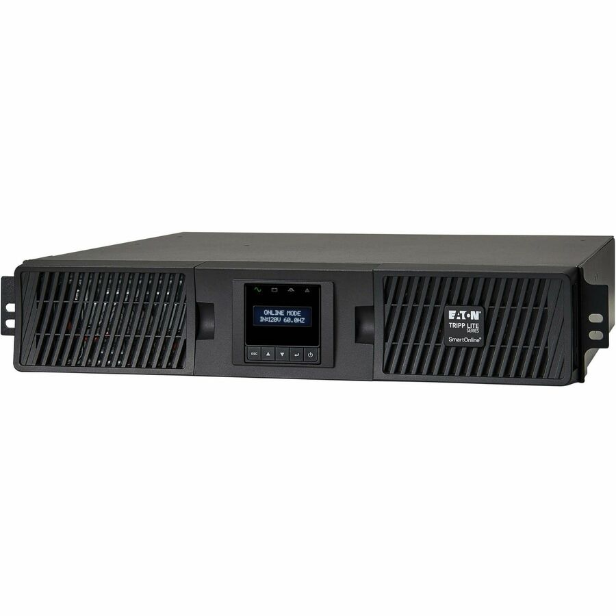 Eaton Tripp Lite SU1000RTXLCD2U SmartOnline 1000VA Double-Conversion UPS with LCD Display and Network Management