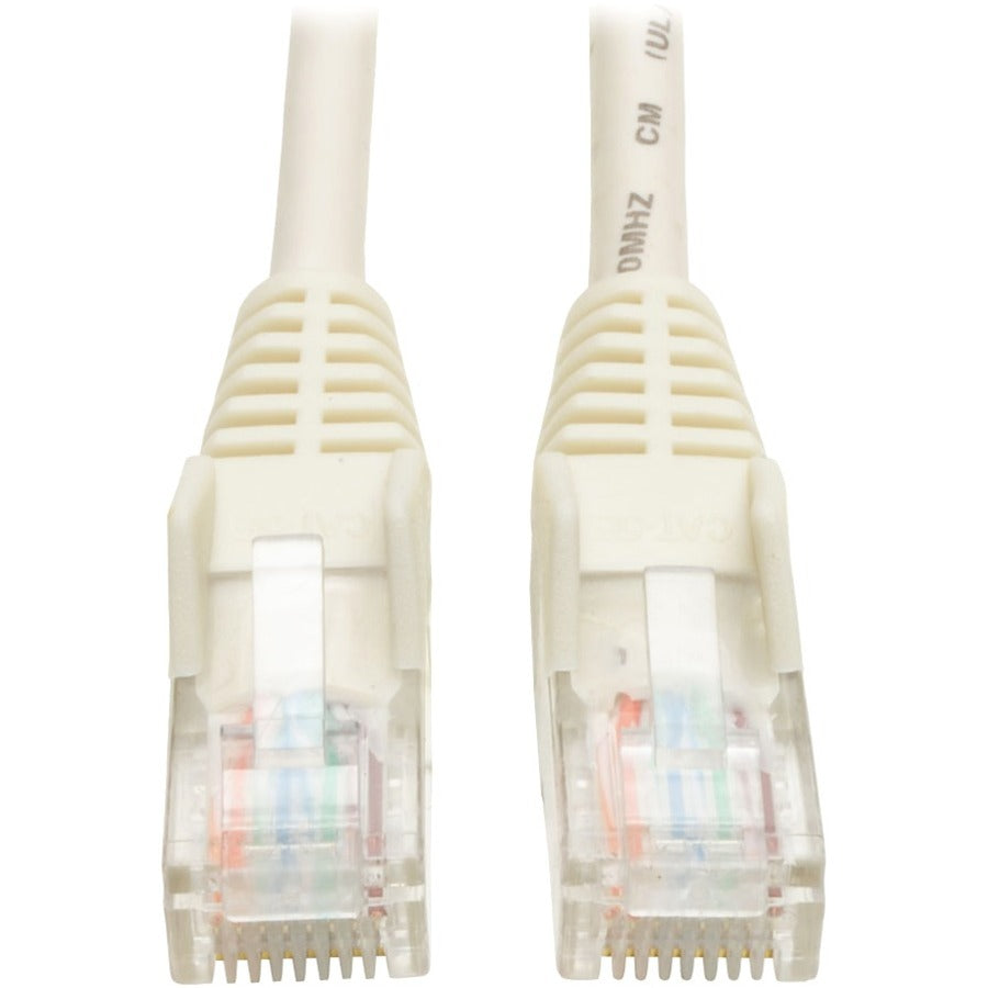 Eaton Tripp Lite Series 50-ft. Cat5e Snagless Ethernet Cable (RJ45 M/M) - White