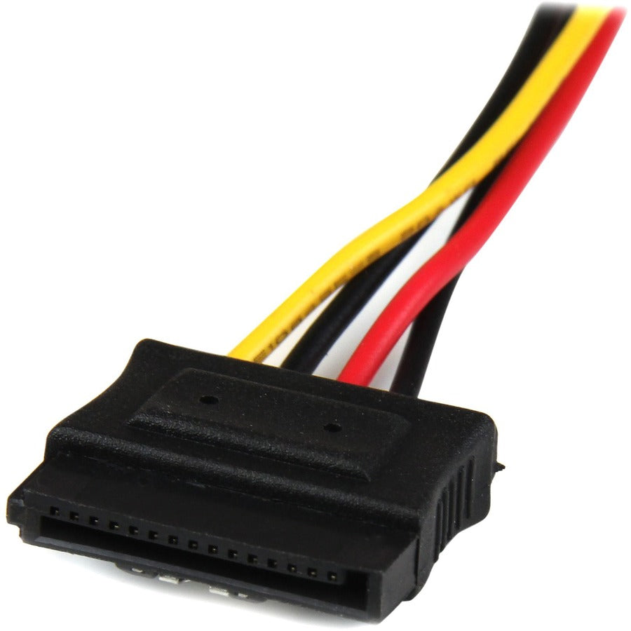 StarTech.com 12-inch LP4 to Dual SATA Power Splitter Cable - PYO2LP4LSATA