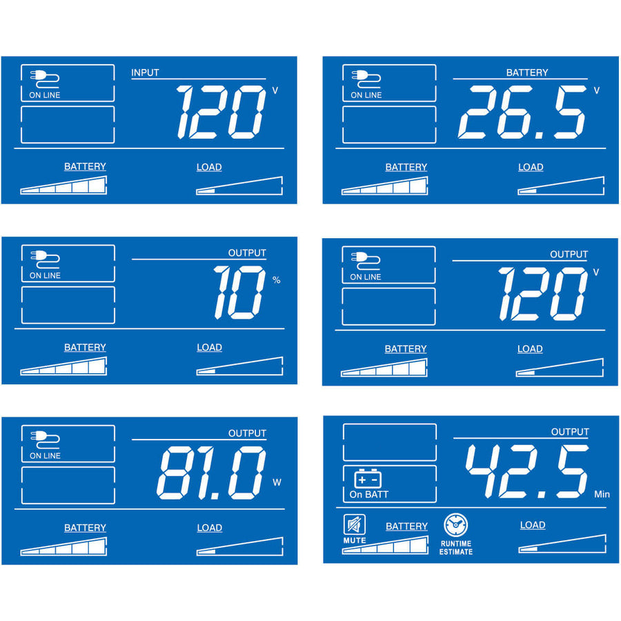 Eaton Tripp Lite Series SmartPro LCD 1300VA 720W Line-Interactive UPS with AVR and LCD Display