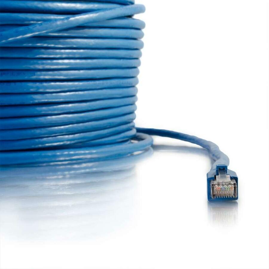 C2G 250ft Cat6 Shielded Ethernet Cable - Solid Shielded (STP) - Blue