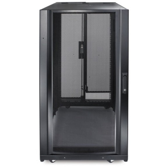 APC NetShelter SX 24U Server Rack Enclosure by Schneider Electric - Black, 19" Wide, Floor Standing