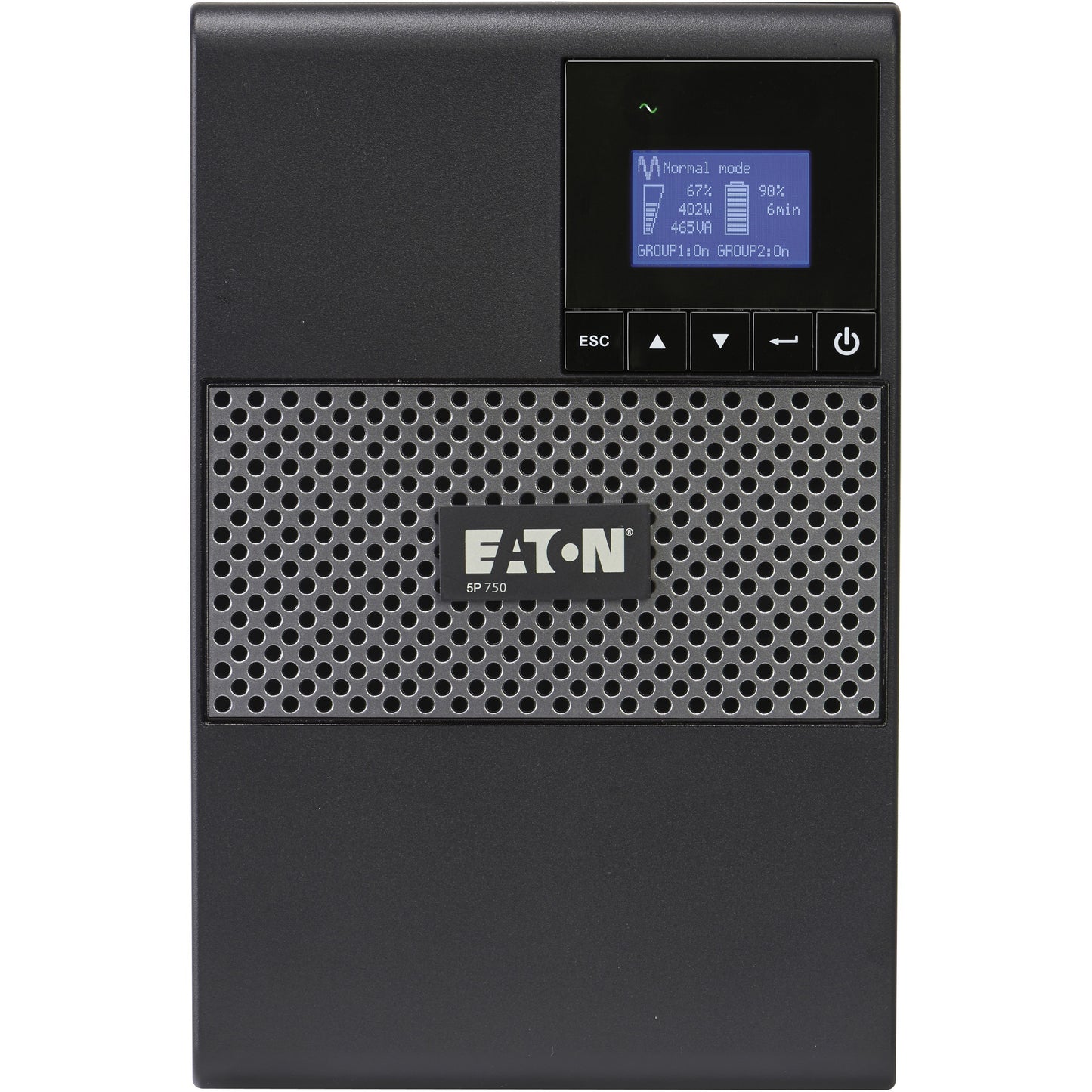 Eaton 5P 750VA Line-Interactive UPS with 8 Outlets and Remote Management