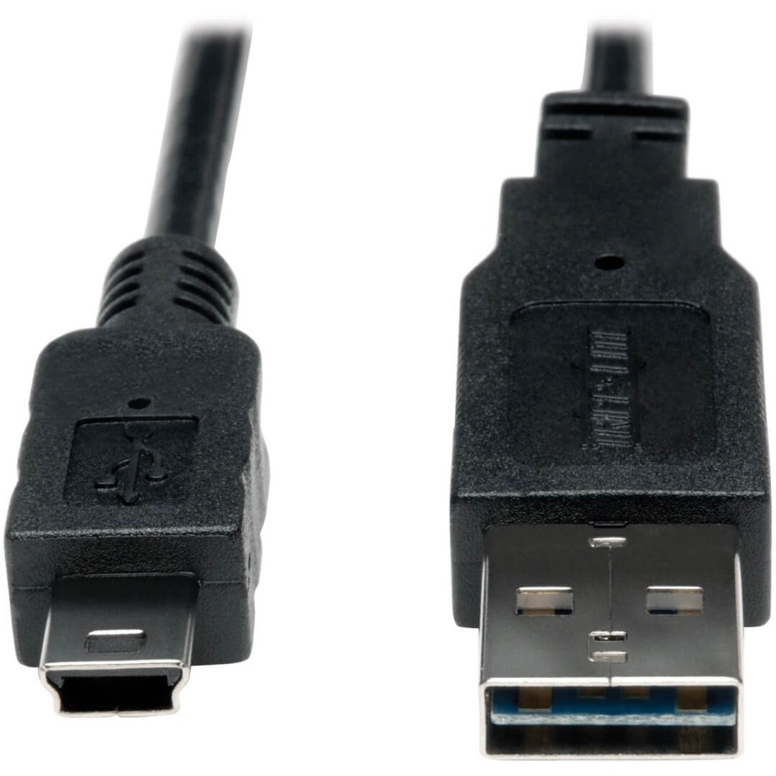 Eaton Tripp Lite UR030-003 3 ft USB 2.0 Data Transfer Cable with Reversible USB A to Mini-B Connector