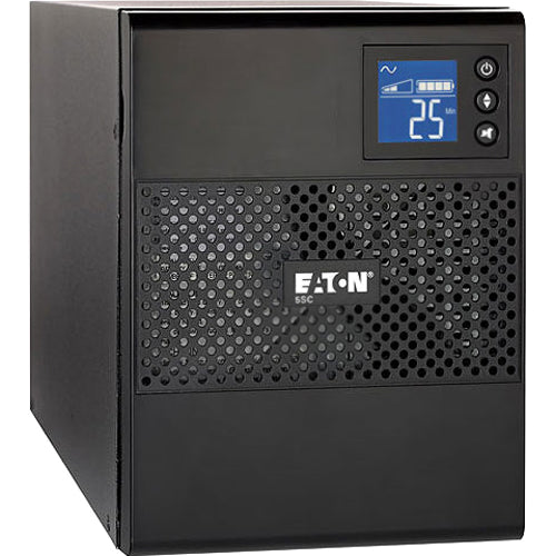 Eaton 5SC UPS 1500 VA 1080W Line-Interactive Tower UPS with Pure Sinewave Output and Network Management