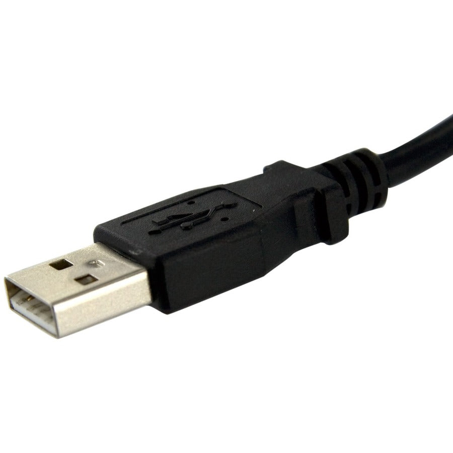 StarTech.com 3 ft Panel Mount USB Cable A to A - Female/Male for PC and Kiosks