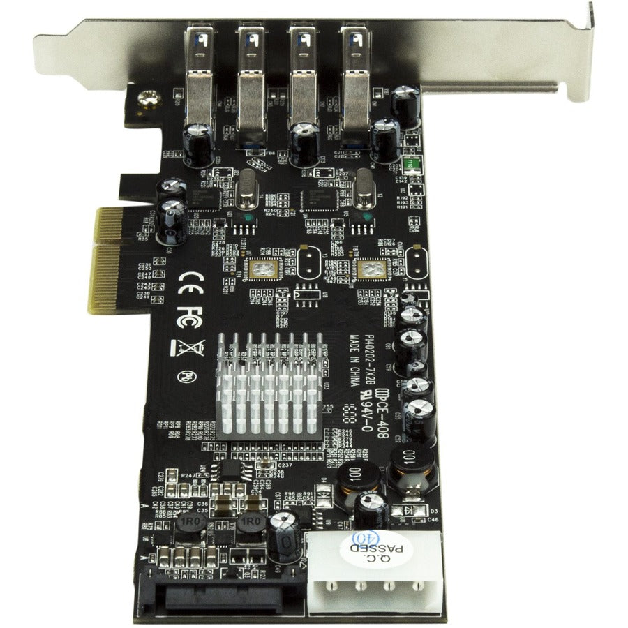 StarTech.com 4 Port PCIe USB 3.2 Gen 1 Card with Dual 5 Gbps Channels and UASP Support