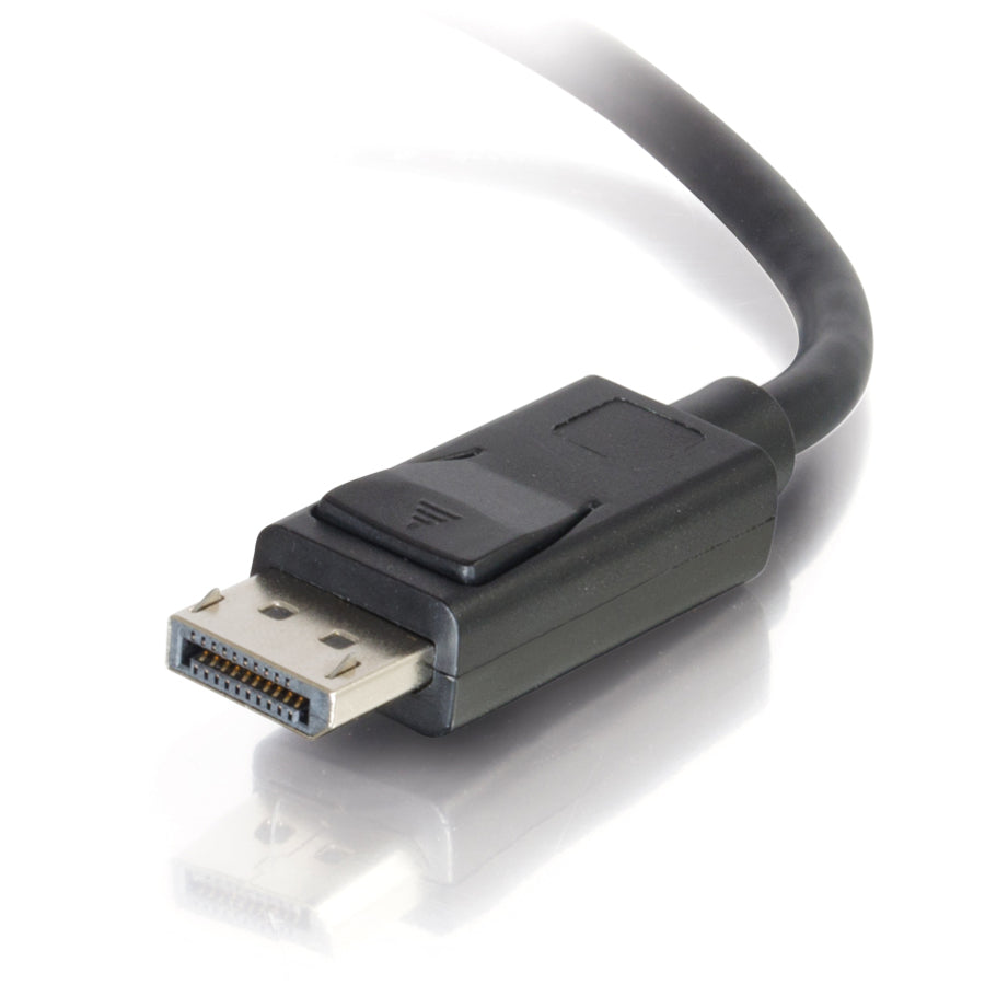 C2G 6ft DisplayPort Cable with Latches – Supports 8K Ultra HD, DP 1.2 M/M