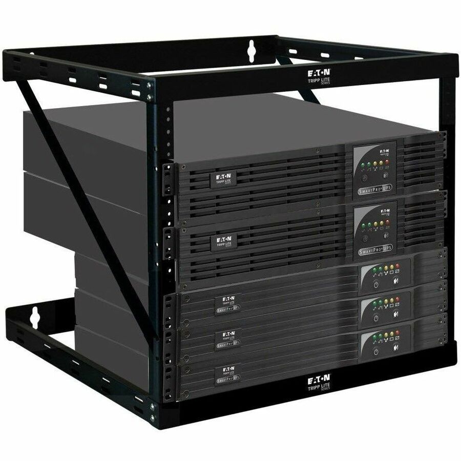 Eaton Tripp Lite Series SmartRack SRWO12UHD 12U Wall-Mount Open Frame Rack for Networking Equipment