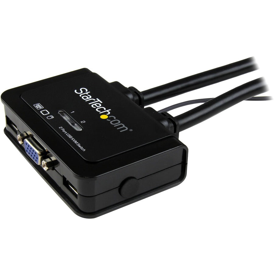 StarTech.com SV211USB 2-Port USB VGA Cable KVM Switch for Dual PC Control