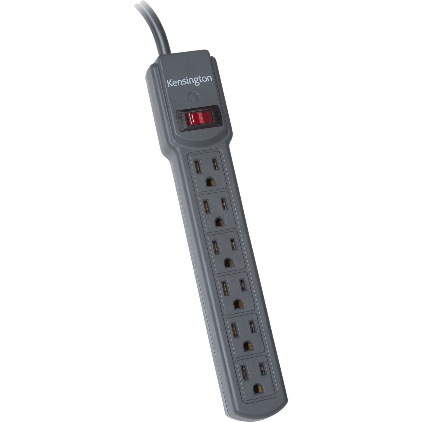 Kensington K38214NA 6-Outlet Power Strip with 4-Foot Cord and On/Off Switch