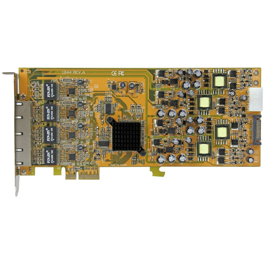 StarTech.com ST4000PEXPSE 4-Port Gigabit PoE PCIe Network Card with Power over Ethernet