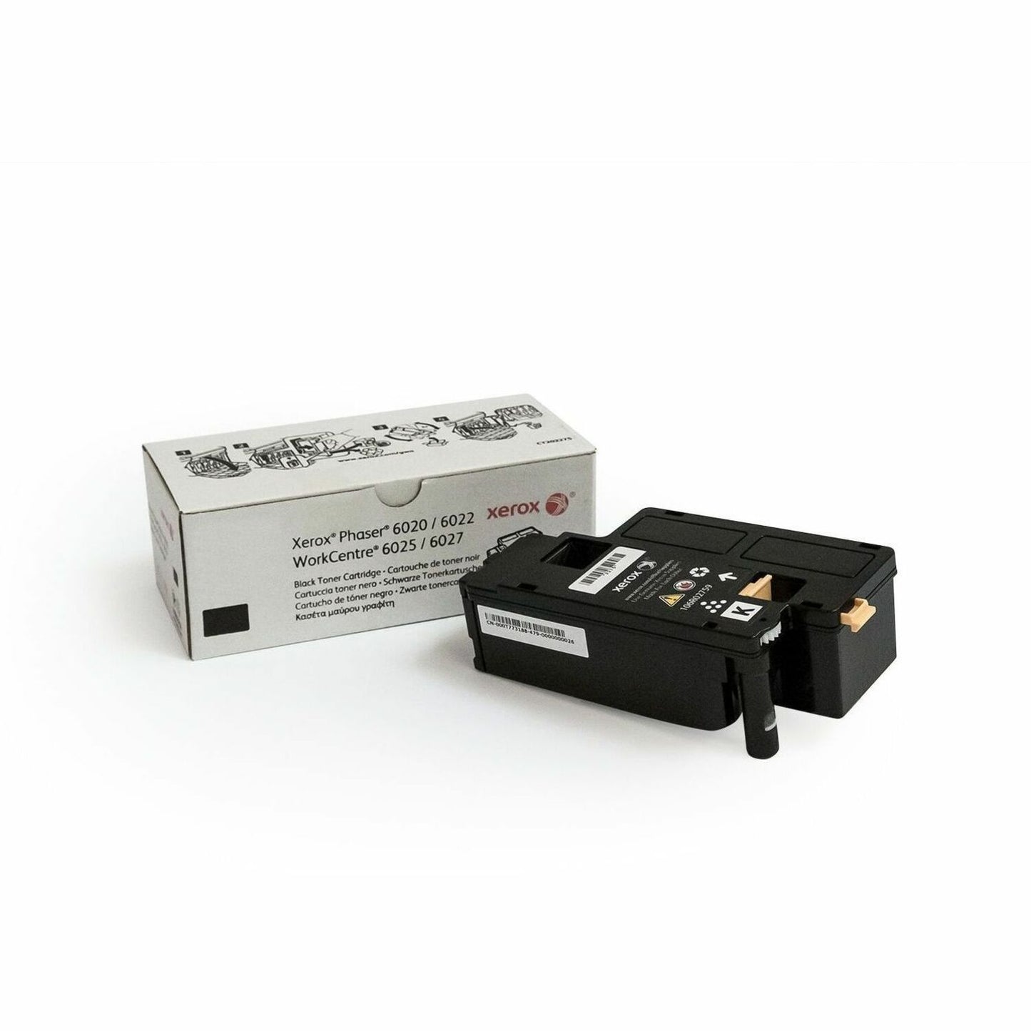 Xerox Genuine Phaser 6020/6022 & WorkCentre 6025/6027 Black Toner Cartridge - 2000 Pages Yield