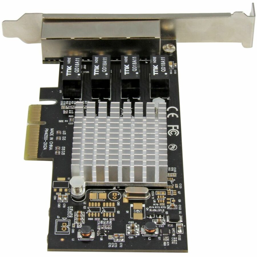 StarTech.com 4-Port Gigabit Ethernet Network Card - PCI Express, Intel I350 NIC for High-Speed Server and Desktop Connectivity