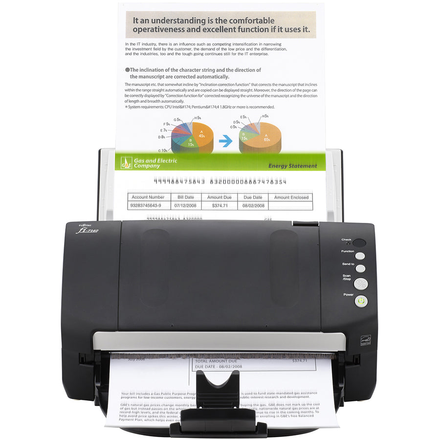 Fujitsu fi-7140 Desktop Color Duplex Document Scanner with Auto Document Feeder