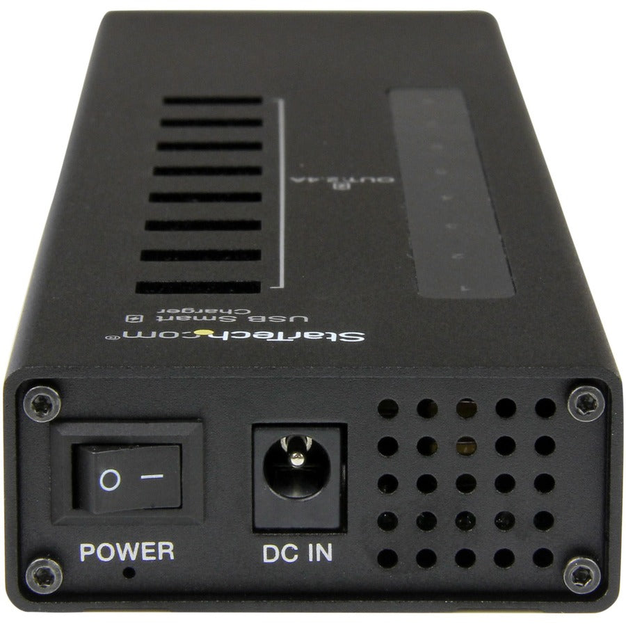 StarTech.com 8-Port USB Charging Station for Tablets and Smartphones - 96W/19.2A Power Hub