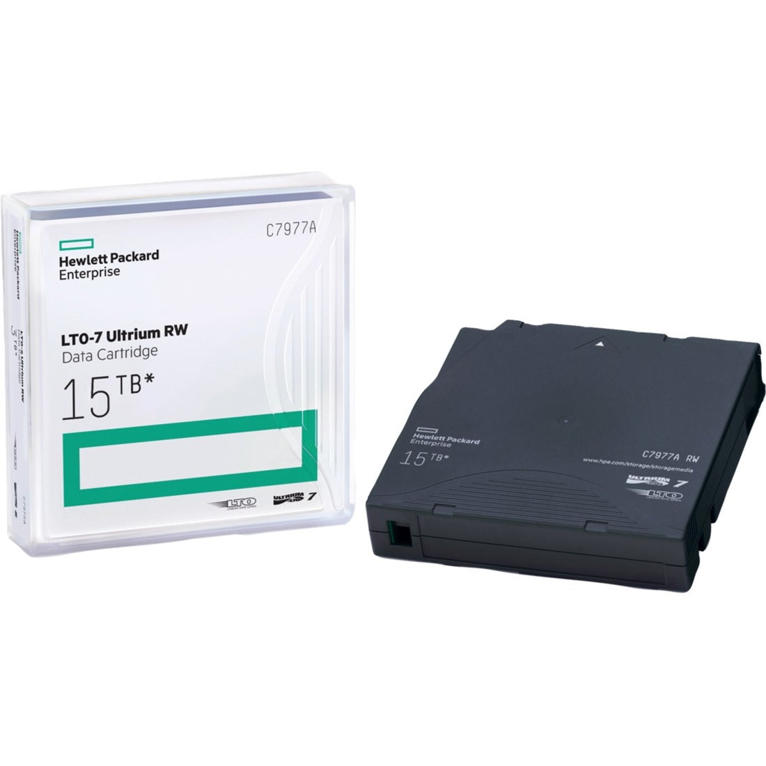 Hewlett Packard Enterprise C7977A 15TB LTO-7 Ultrium Data Cartridge for Reliable Enterprise Backup