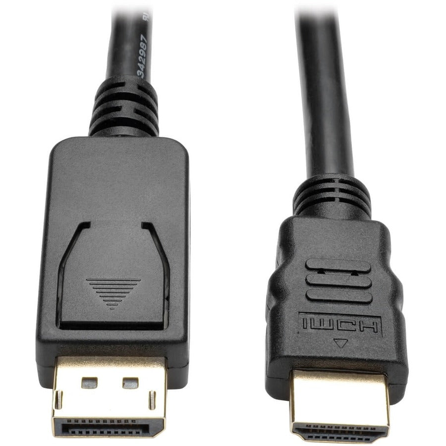 Eaton Tripp Lite Series P582-003-V2 DisplayPort 1.2 to HDMI Adapter Cable, 3 ft.