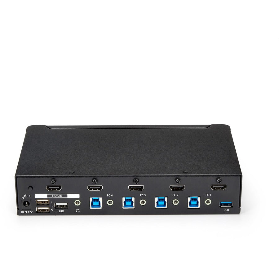 StarTech.com 4-Port HDMI KVM Switch with USB 3.0 Hub and 1080p Support